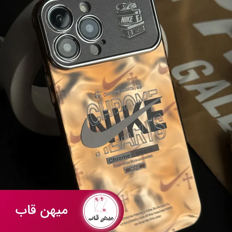 قاب موبایل آیفون نایک مسی محافظ لنزدار