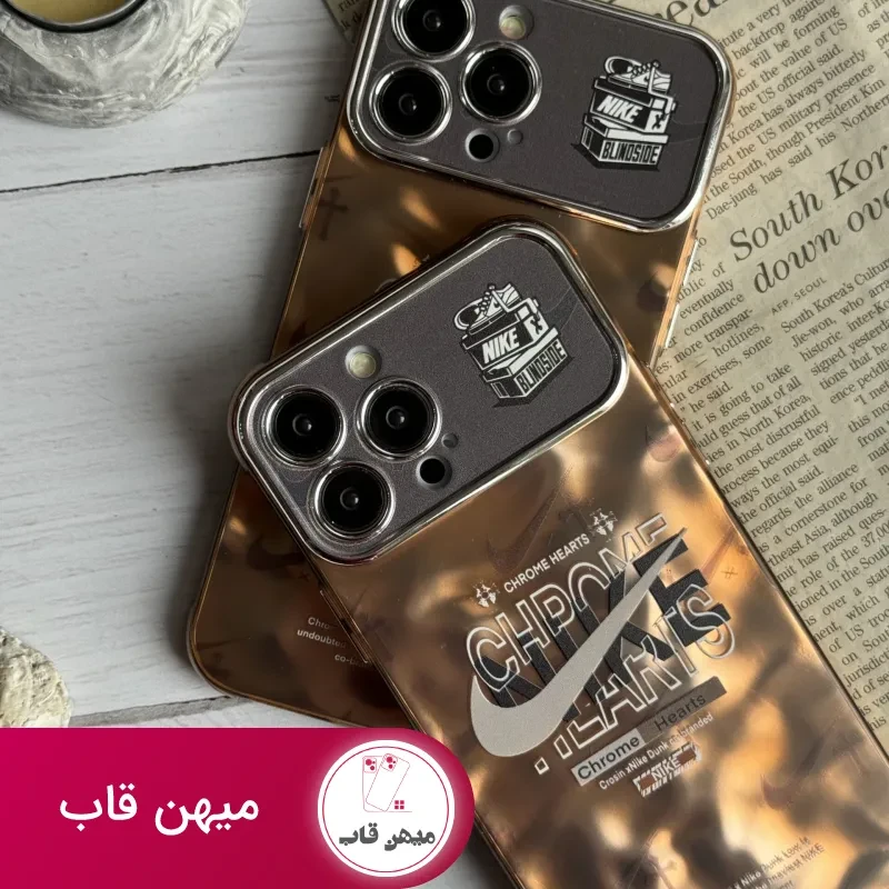 قاب موبایل آیفون نایک مسی محافظ لنزدار