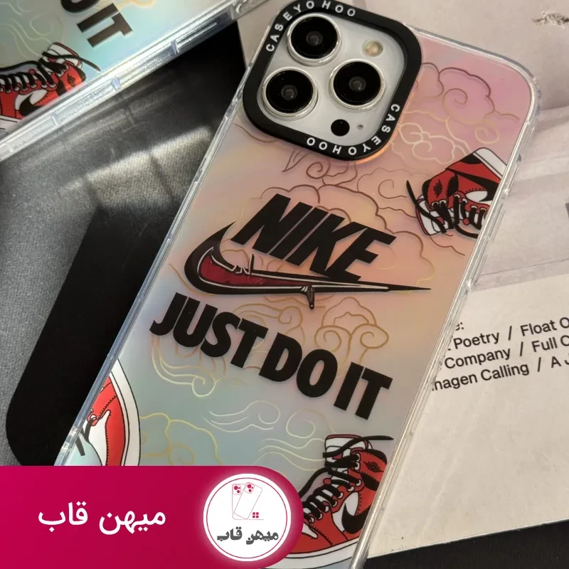 قاب موبایل آیفون کتونی نایکی جردن هلوگرامی