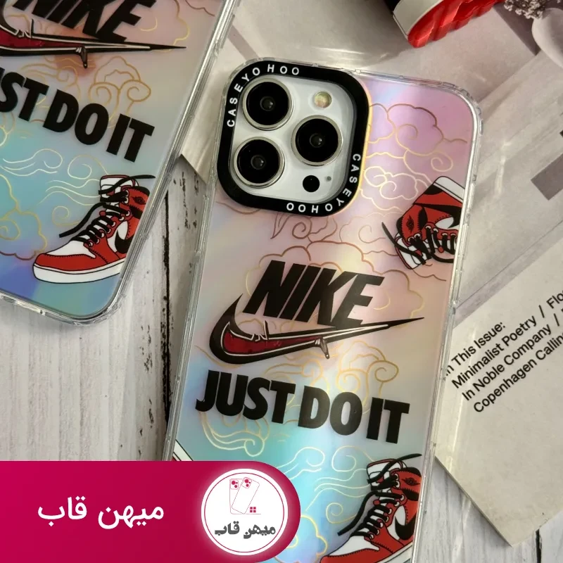 قاب موبایل آیفون کتونی نایکی جردن هلوگرامی