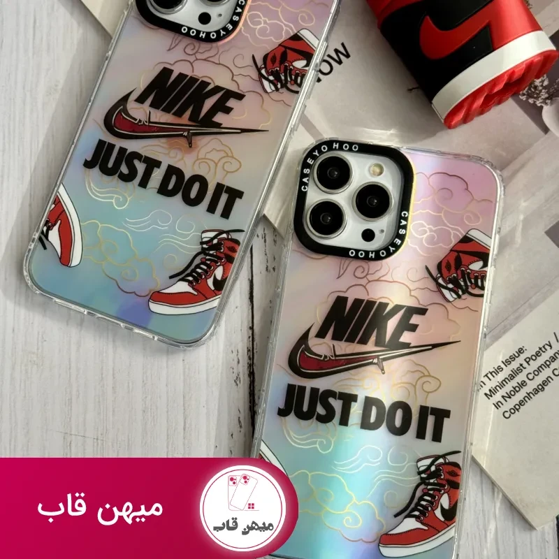 قاب موبایل آیفون کتونی نایکی جردن هلوگرامی