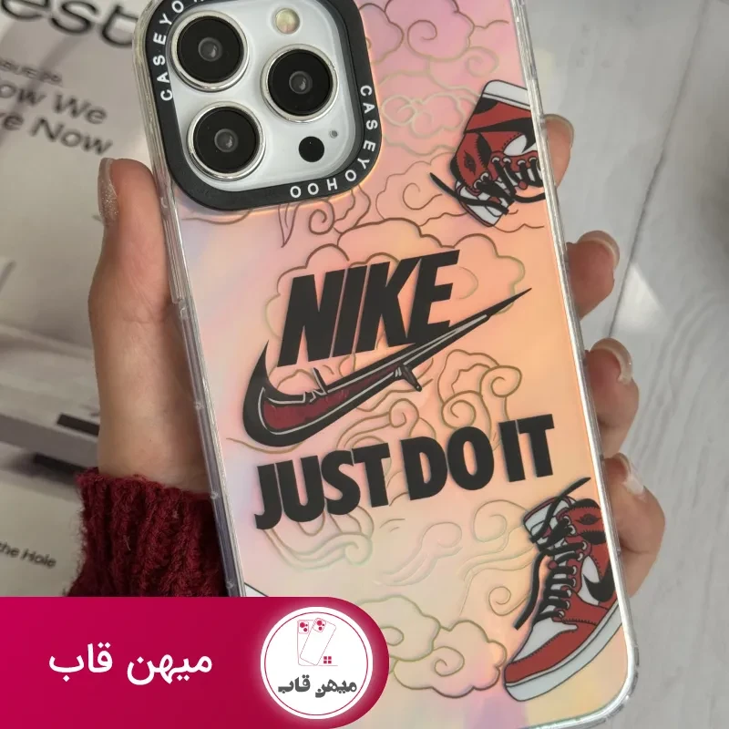 قاب موبایل آیفون کتونی نایکی جردن هلوگرامی