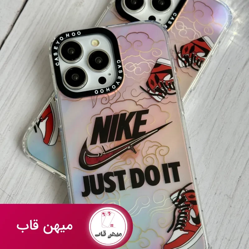 قاب موبایل آیفون کتونی نایکی جردن هلوگرامی