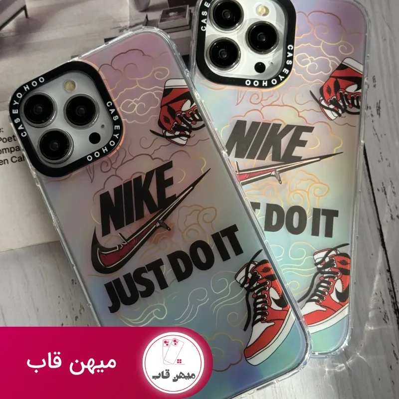 قاب موبایل آیفون کتونی نایکی جردن هلوگرامی