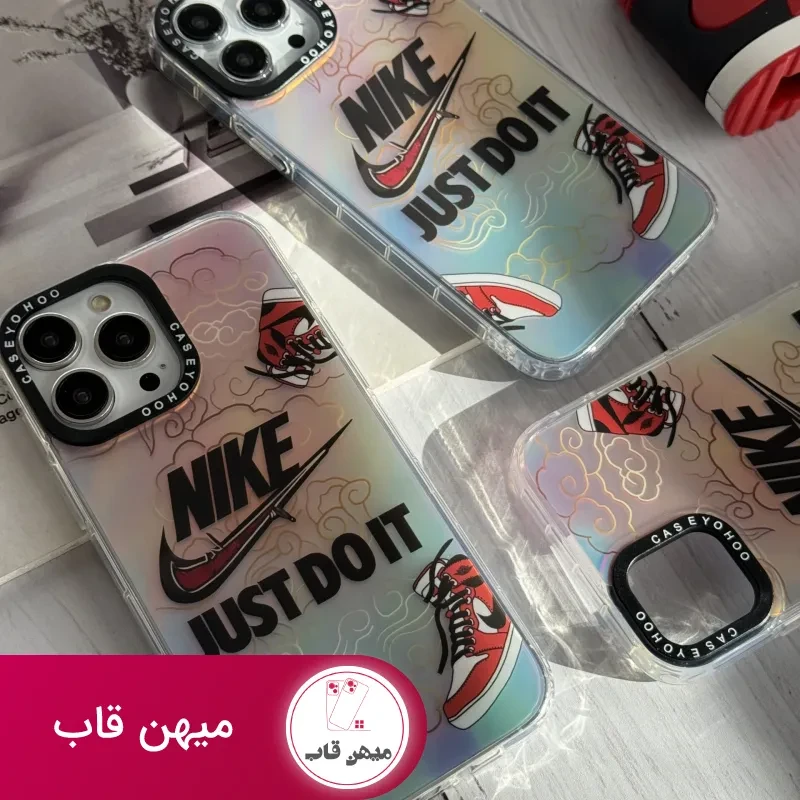 قاب موبایل آیفون کتونی نایکی جردن هلوگرامی