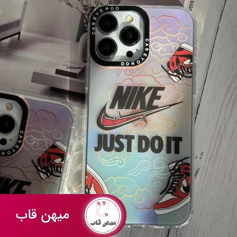 قاب موبایل آیفون کتونی نایکی جردن هلوگرامی
