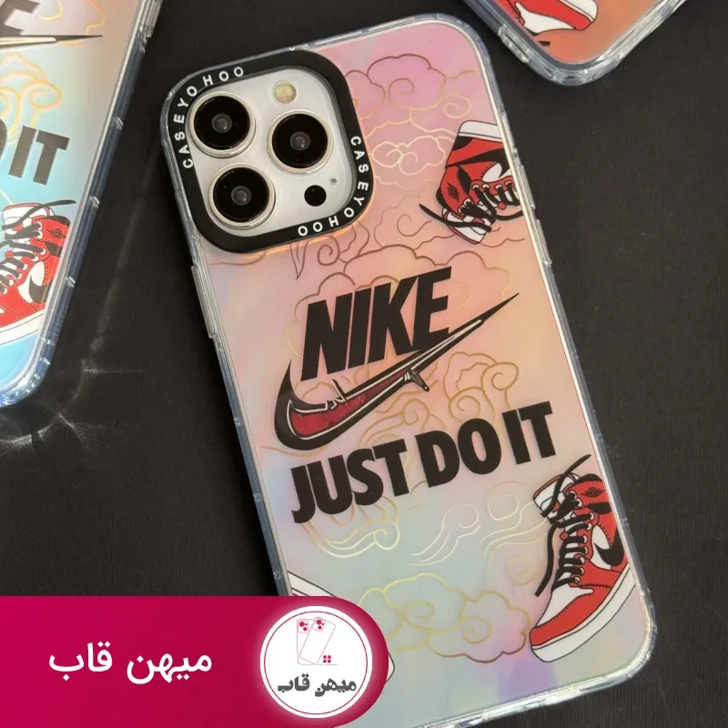 قاب موبایل آیفون کتونی نایکی جردن هلوگرامی