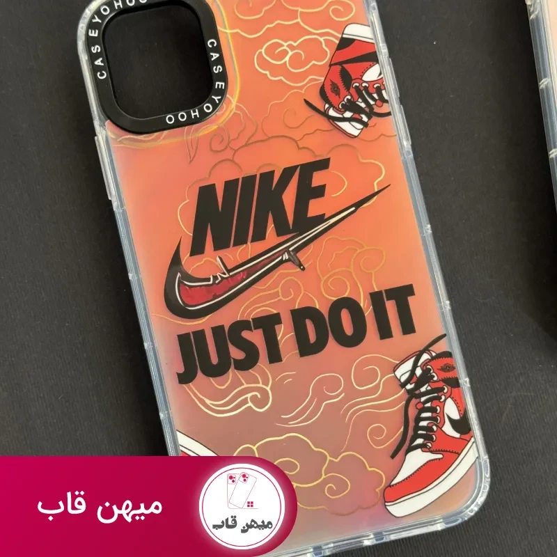 قاب موبایل آیفون کتونی نایکی جردن هلوگرامی
