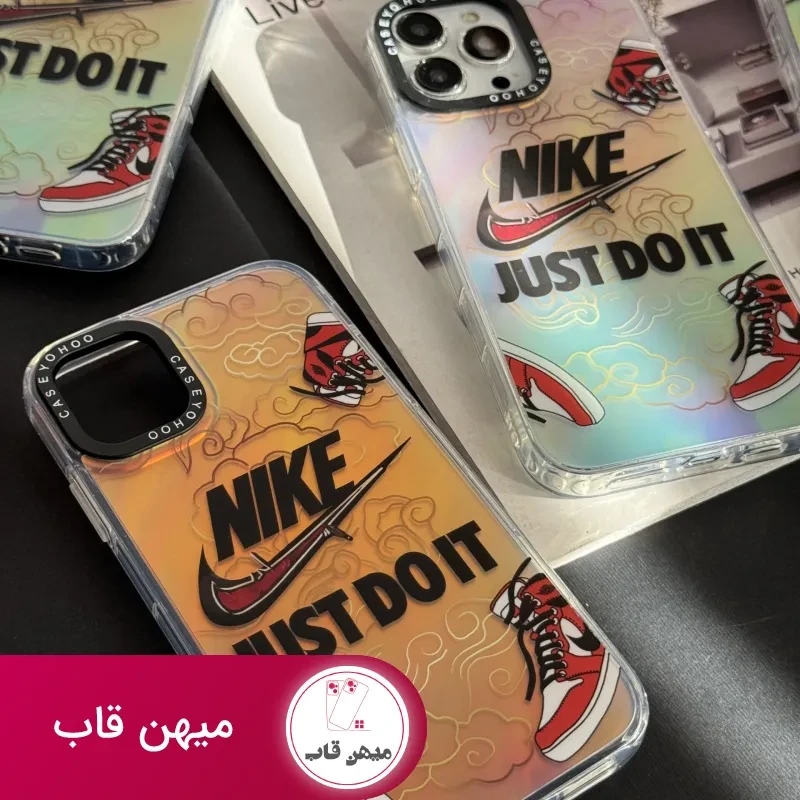 قاب موبایل آیفون کتونی نایکی جردن هلوگرامی