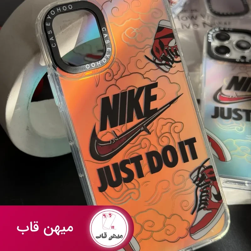قاب موبایل آیفون کتونی نایکی جردن هلوگرامی