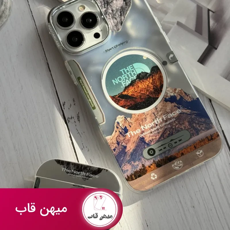 کاور ایرپاد موزیکال نورث فیس ( The North face ) کرومی
