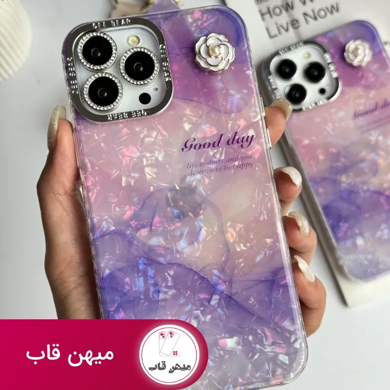 قاب موبایل آیفون ویولت بنفش