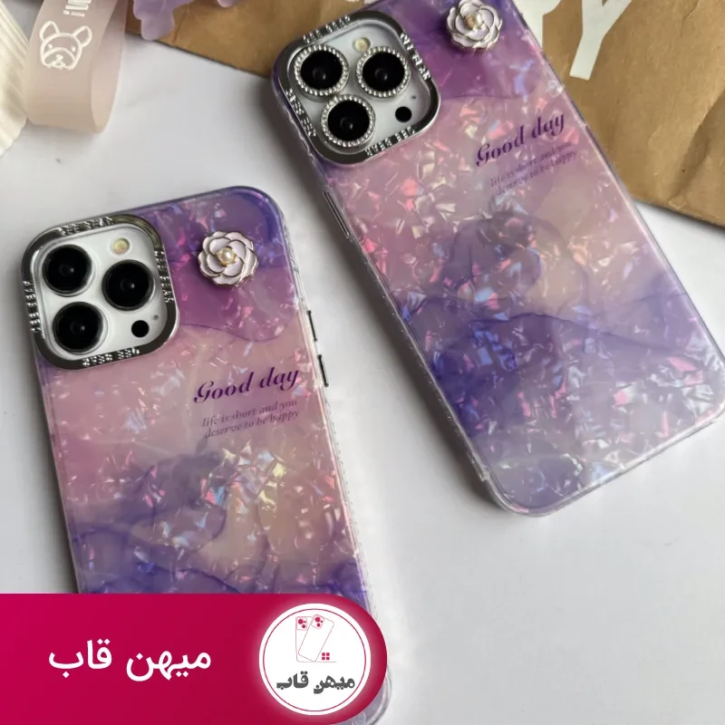 قاب موبایل آیفون ویولت بنفش