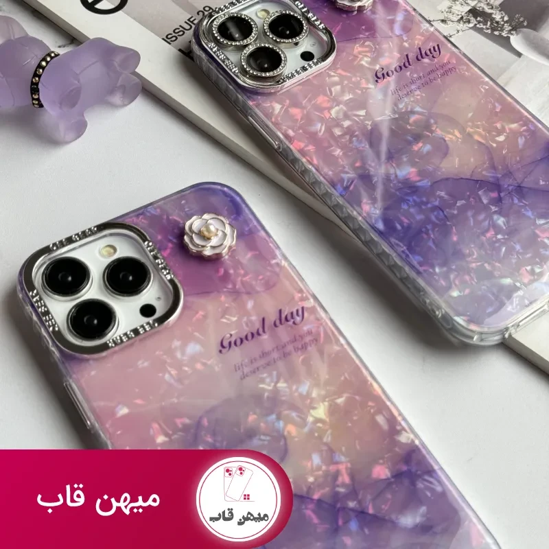 قاب موبایل آیفون ویولت بنفش