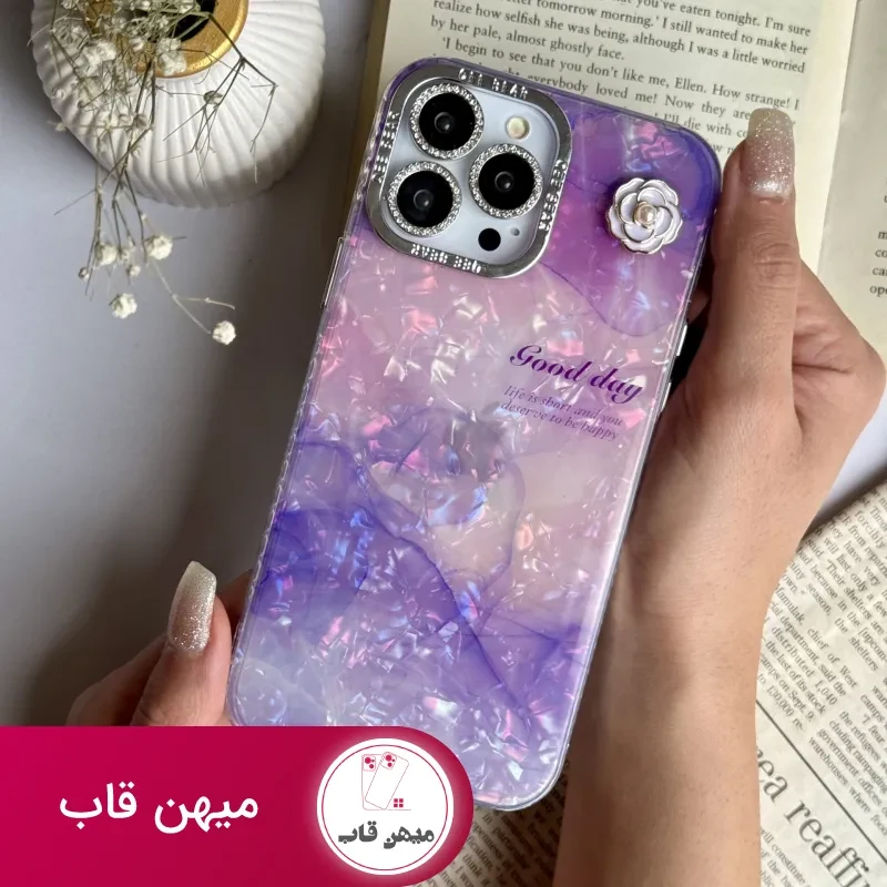 قاب موبایل آیفون ویولت بنفش