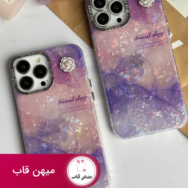 قاب موبایل آیفون ویولت بنفش