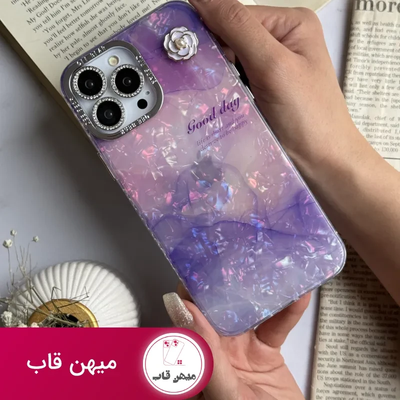 قاب موبایل آیفون ویولت بنفش