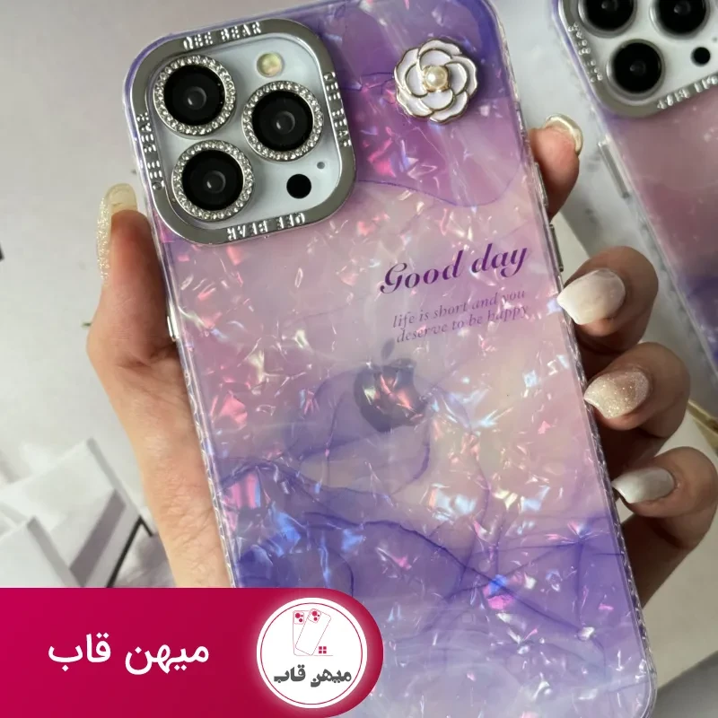 قاب موبایل آیفون ویولت بنفش