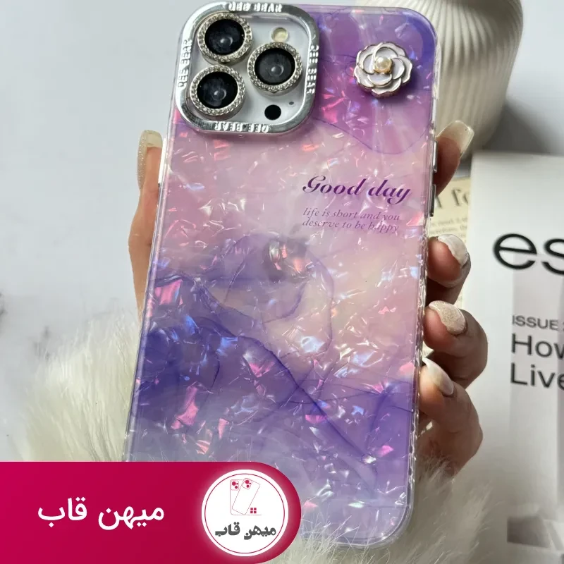 قاب موبایل آیفون ویولت بنفش