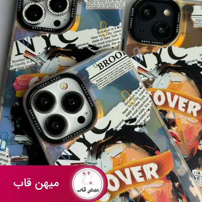 قاب موبایل آیفون صورت نقاشی فونتی