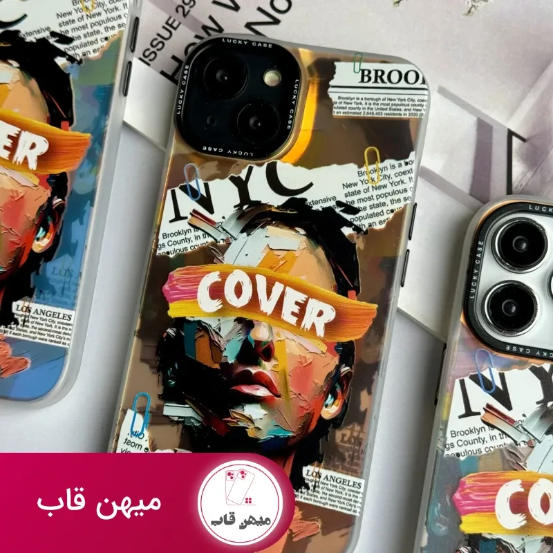 قاب موبایل آیفون صورت نقاشی فونتی