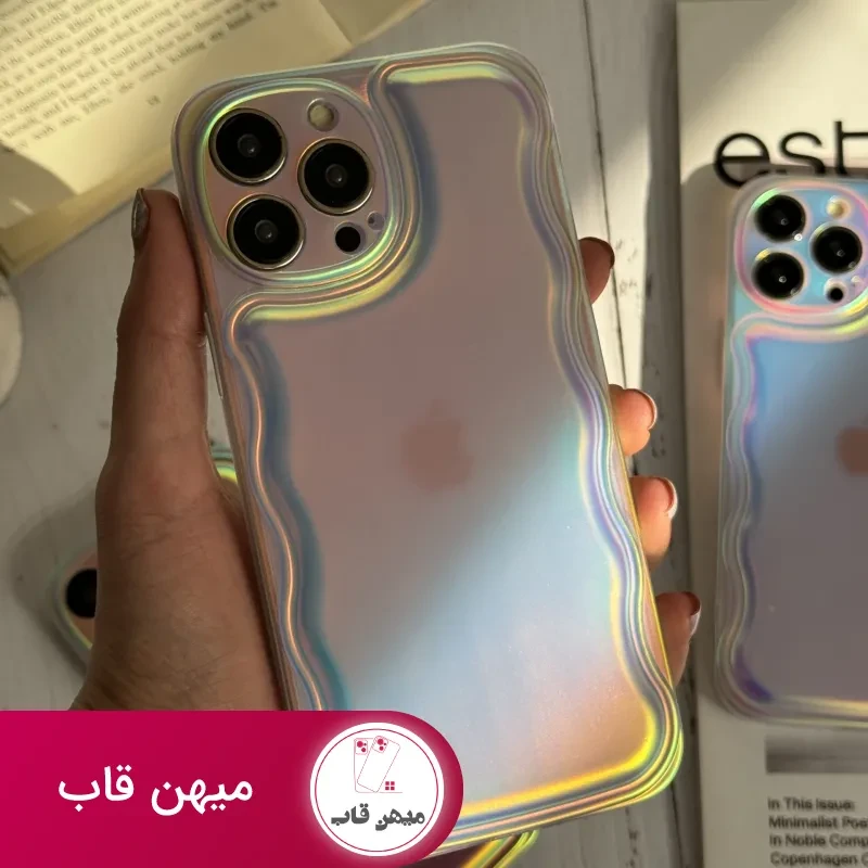 قاب موبایل آیفون فایرفایتر هفت رنگ محافظ لنزدار