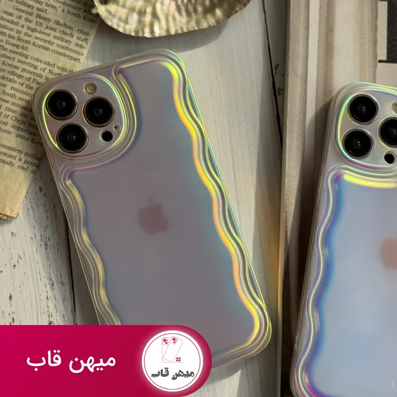 قاب موبایل آیفون فایرفایتر هفت رنگ محافظ لنزدار