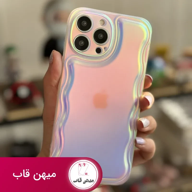 قاب موبایل آیفون فایرفایتر هفت رنگ محافظ لنزدار