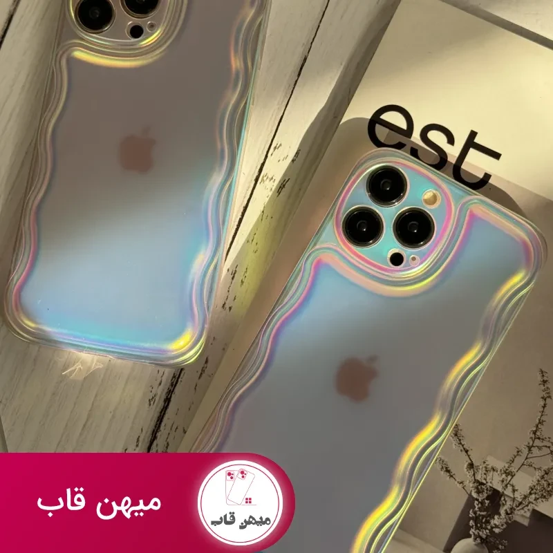 قاب موبایل آیفون فایرفایتر هفت رنگ محافظ لنزدار