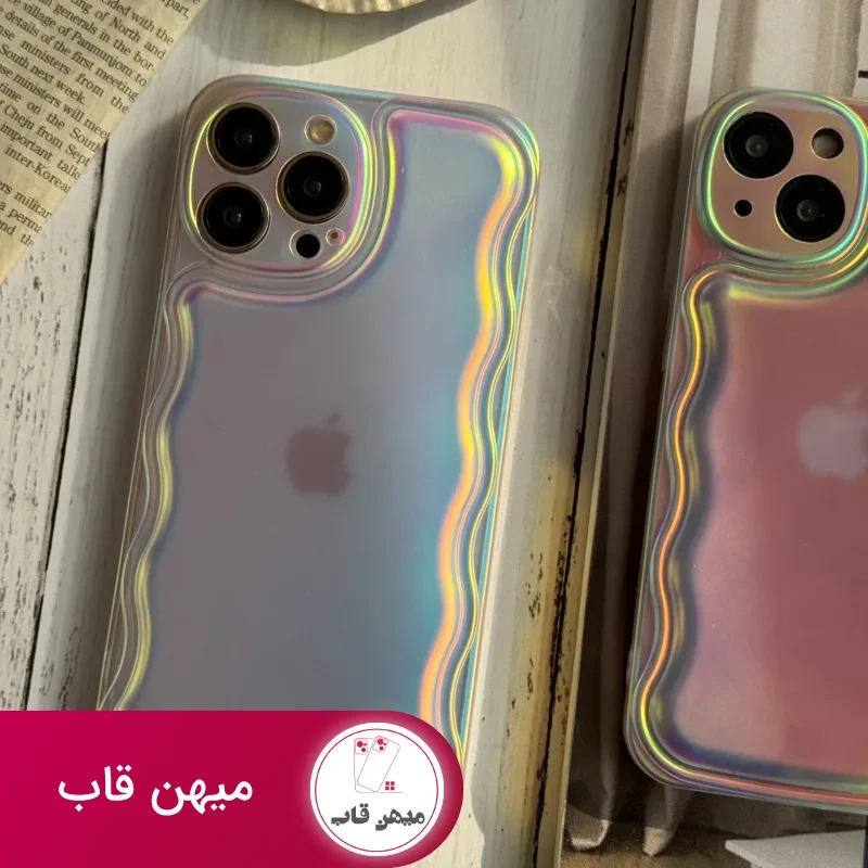 قاب موبایل آیفون فایرفایتر هفت رنگ محافظ لنزدار