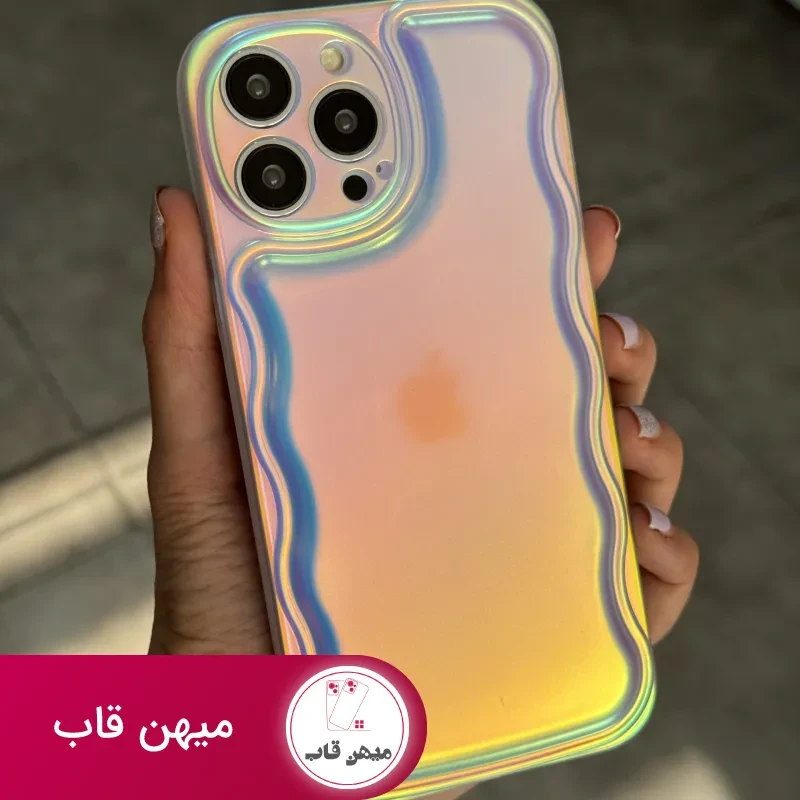 قاب موبایل آیفون فایرفایتر هفت رنگ محافظ لنزدار