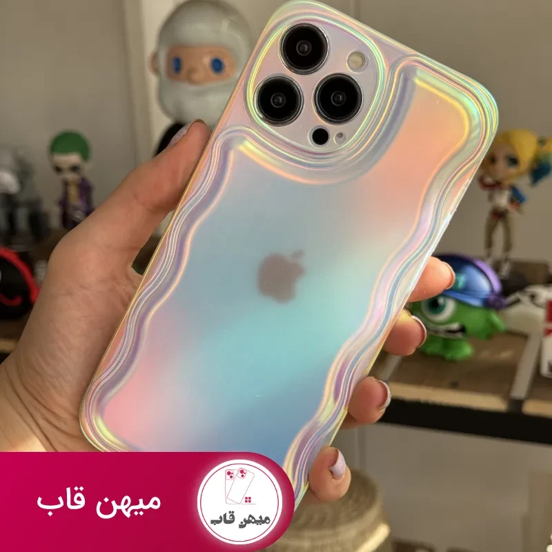 قاب موبایل آیفون فایرفایتر هفت رنگ محافظ لنزدار