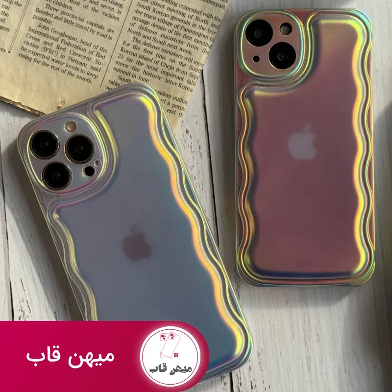 قاب موبایل آیفون فایرفایتر هفت رنگ محافظ لنزدار