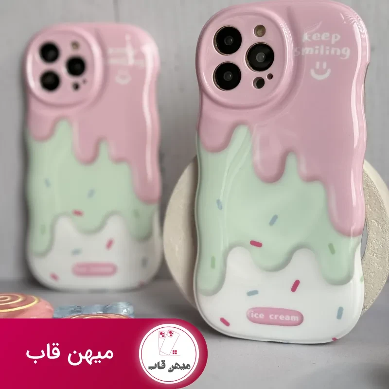 قاب موبایل آیفون شکلات کندی + پاپسوکت آبنبات