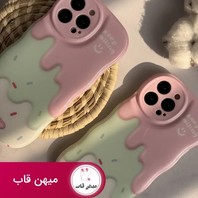 قاب موبایل آیفون شکلات کندی + پاپسوکت آبنبات