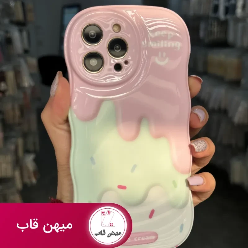 قاب موبایل آیفون شکلات کندی + پاپسوکت آبنبات