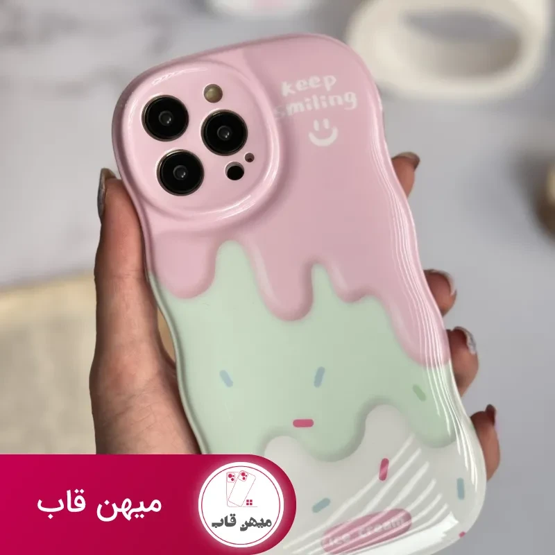 قاب موبایل آیفون شکلات کندی + پاپسوکت آبنبات