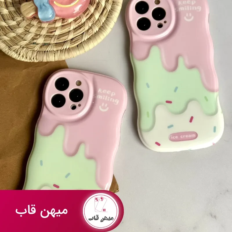 قاب موبایل آیفون شکلات کندی + پاپسوکت آبنبات