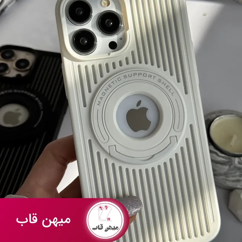 قاب موبایل آیفون توری مگنتی پایه دار