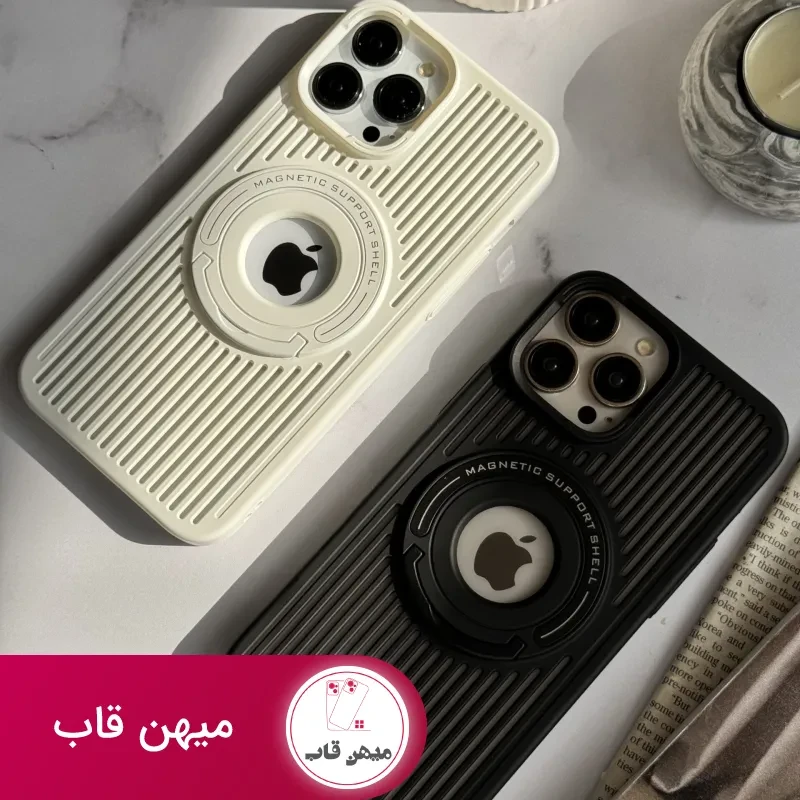 قاب موبایل آیفون توری مگنتی پایه دار