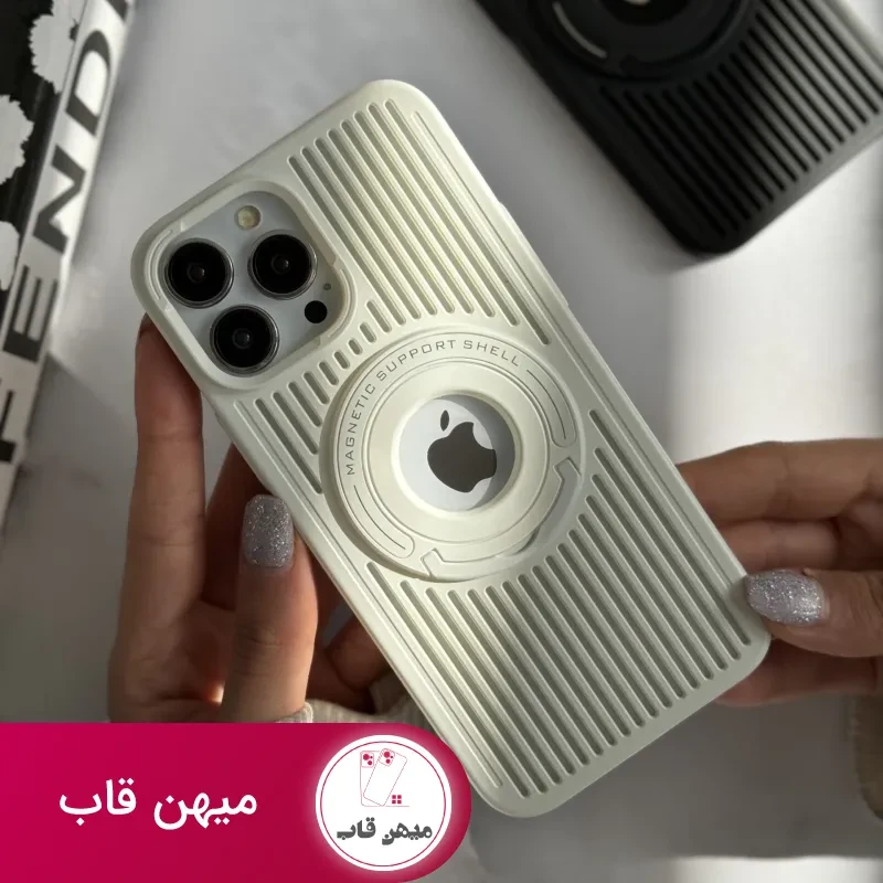 قاب موبایل آیفون توری مگنتی پایه دار