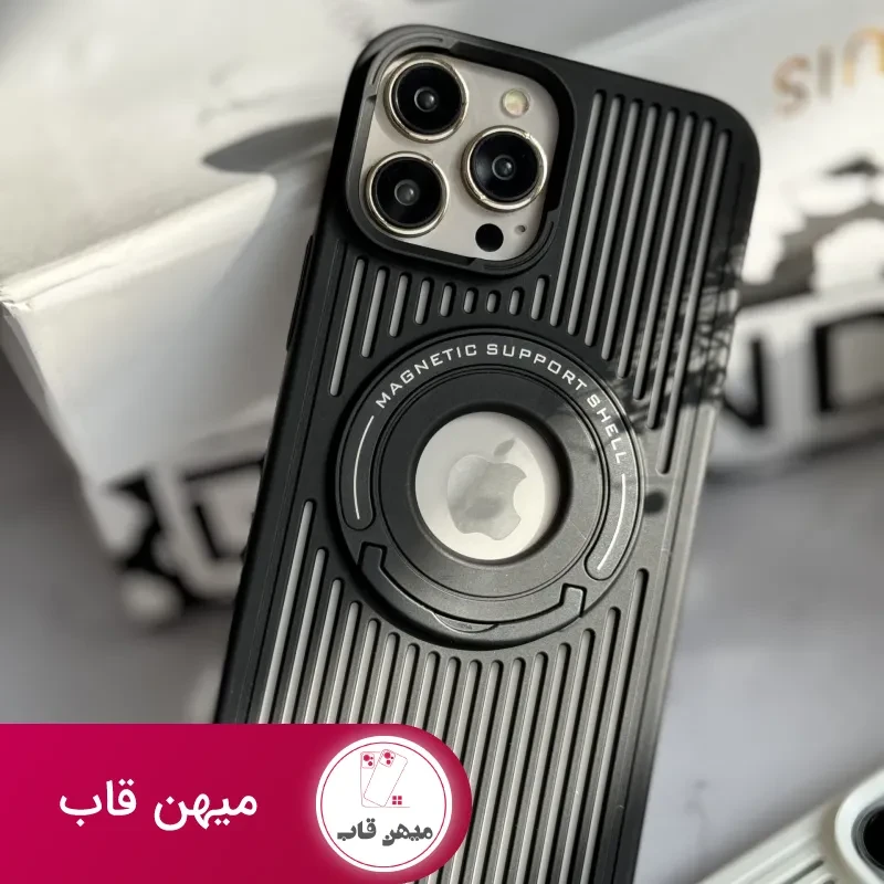 قاب موبایل آیفون توری مگنتی پایه دار