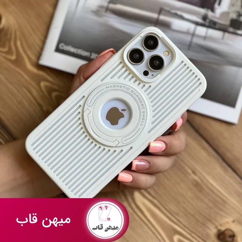 قاب موبایل آیفون توری مگنتی پایه دار