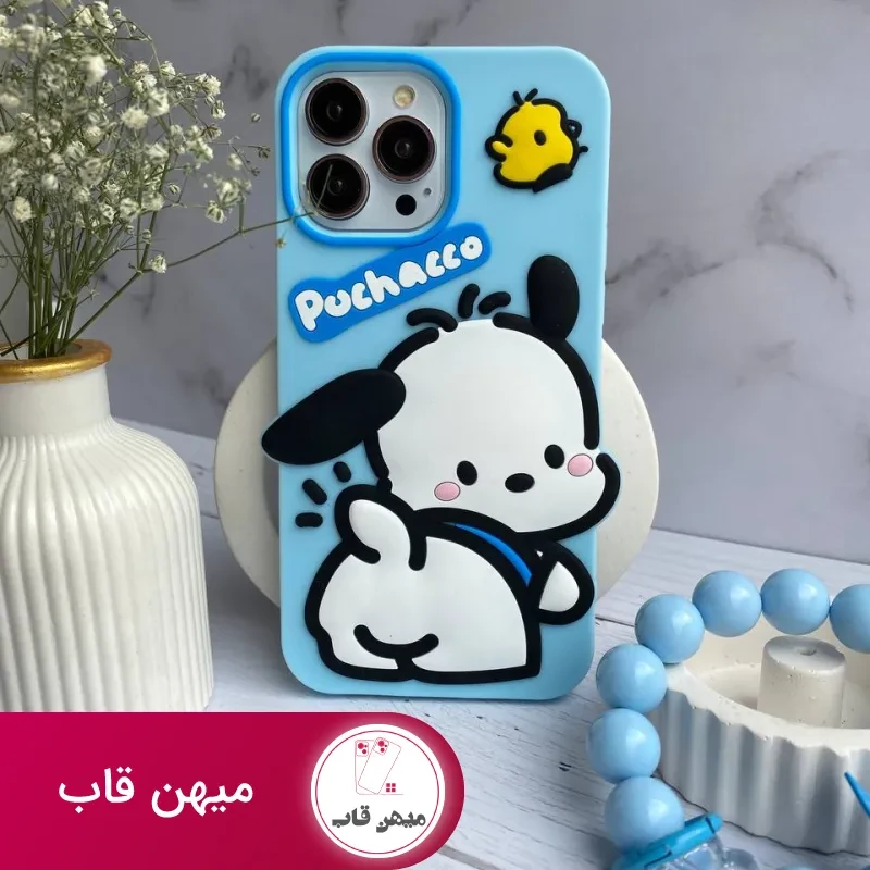 قاب موبایل آیفون سیلیکونی اسنوپی + بندست