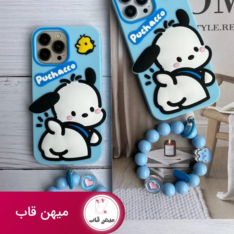 قاب موبایل آیفون سیلیکونی اسنوپی + بندست