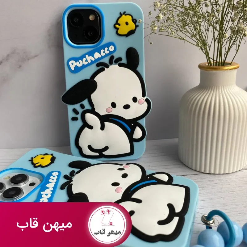 قاب موبایل آیفون سیلیکونی اسنوپی + بندست