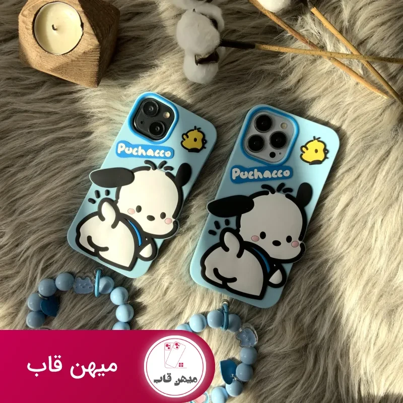 قاب موبایل آیفون سیلیکونی اسنوپی + بندست