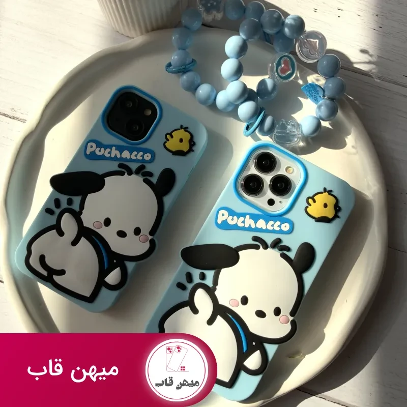 قاب موبایل آیفون سیلیکونی اسنوپی + بندست