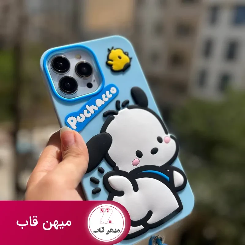 قاب موبایل آیفون سیلیکونی اسنوپی + بندست