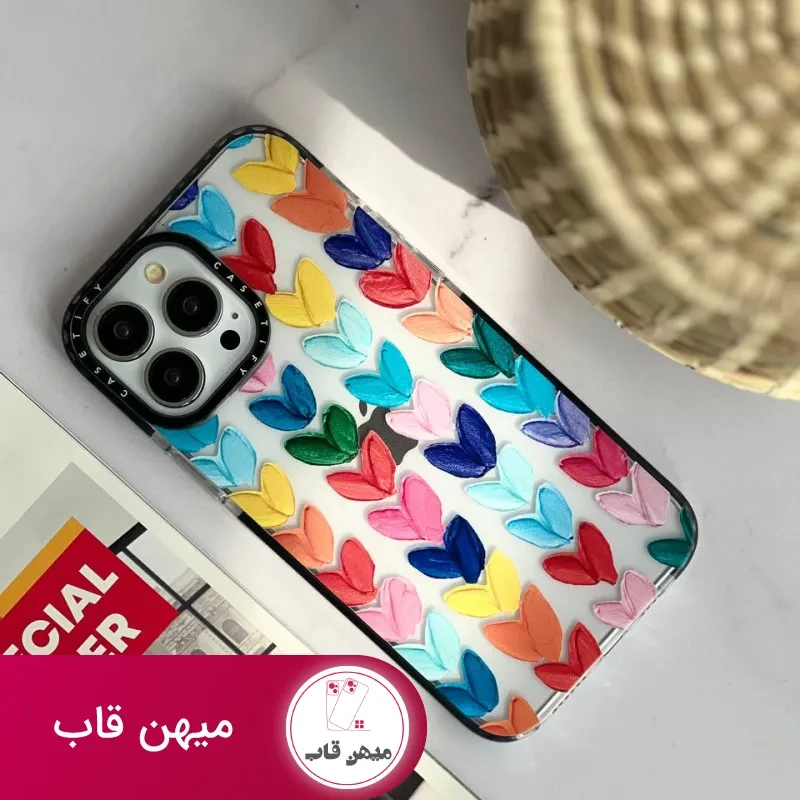 قاب موبایل سامسونگ پالت آبرنگی قلبی کستیفای